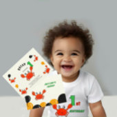 Invitation Beaux crabes rouges