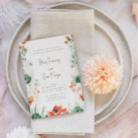 Beaux fleurs sauvages dans jardin d'aquarelle mari