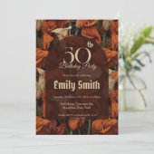 Invitation Beaux Lys Appel Charme Anniversaire (Debout devant)