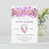 Invitation Beaux Lys Pour La Fête Des Mères (Debout devant)