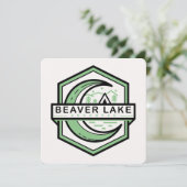 Invitation BEAVER LAC Arkansas lune hexa (Debout devant)