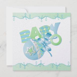 Invitation bébé 5.25" x 5.25"