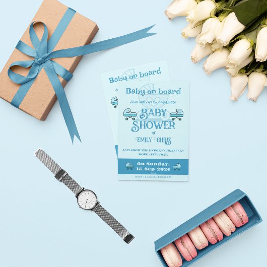 Invitation Bébé à bord