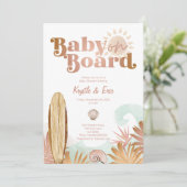 Invitation Bébé à Bord Baby Shower (Debout devant)