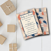 Invitation Bébé à bord Baby shower nautique