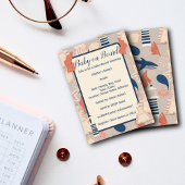 Invitation Bébé à bord Baby shower nautique