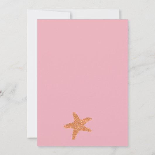 Invitation Bébé à bord Baby shower Ocean Thème (Dos)