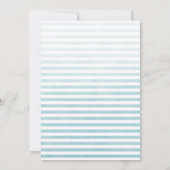 Invitation Bébé à bord linge de surf Baby Shower (Dos)