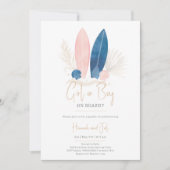 Invitation Bébé à bord Révélation de genre (Devant)