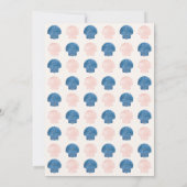 Invitation Bébé à bord Révélation de genre (Dos)