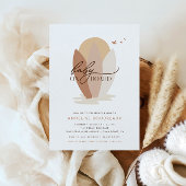 Invitation Bébé À Bord Surf Boho Beach Baby shower neutre