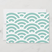 Invitation Bébé à bord Surf de plage Baby shower garçon (Dos)