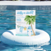 Invitation Bébé à bord Surfing Boy Baby shower