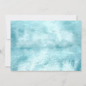 Invitation Bébé animal arctique Il fait froid dehors Douche d (Dos)