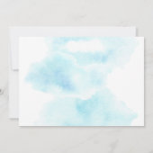 Invitation Bébé Animaux Hot Air Balloon Baby shower à tour (Dos)