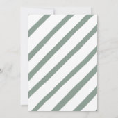 Invitation bébé arche de Noé mignonne (Dos)