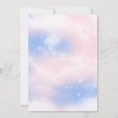 Invitation Bébé Basket Basket Ball Genre Révélation (Dos)