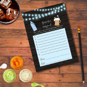 Invitation Bébé Brassant Bleu Devant Le Bébé Nourriture Douch