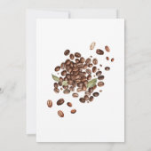 Invitation Bébé brasse Baby shower de haricot de café (Dos)