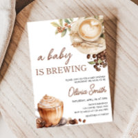 Bébé brasse Baby shower de haricot de café