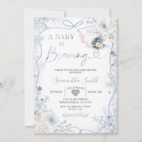 Bébé brasse Baby shower neige hivernal Bow ruban