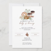 Invitation Bébé brasse - Chocolat Brown (Devant)