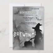 Invitation Bébé brasse Éffrayante sorcière Baby shower d'Hall (Devant)