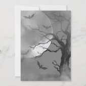 Invitation Bébé brasse Éffrayante sorcière Baby shower d'Hall (Dos)