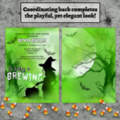 Invitation Bébé brasse Éffrayante sorcière Baby shower d'Hall