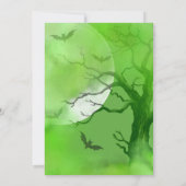 Invitation Bébé brasse Éffrayante sorcière Baby shower d'Hall (Dos)