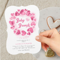 Bébé Brunch Valentines Coeur Fille Baby shower