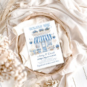 Invitation Bebe Cafe Bonjour Bebe Baby shower à thème parisie