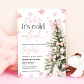 Invitation Bébé c'est froid à l'extérieur Invitation, Baby sh