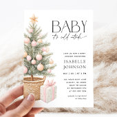 Invitation Bébé C'est froid dehors Baby shower de Noël de fil