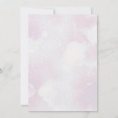 Invitation Bébé C'est froid dehors Baby shower d'hiver fille (Dos)