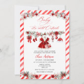 Invitation Bébé c'est froid dehors Baby shower fille (Devant)