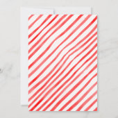 Invitation Bébé c'est froid dehors Baby shower fille (Dos)