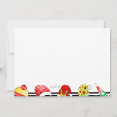 Invitation Bébé c'est froid dehors Sip and See (Dos)