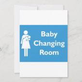 Invitation Bébé Changement de chambre Signer avec le parent e (Devant)