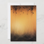 Invitation Bébé Chauve-Souris Mignon Presque Prêt pour Hallow (Dos)