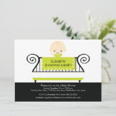 Invitation BÉBÉ chic dans le Baby shower des lits d'enfant In (Debout devant)