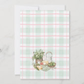 Invitation Bébé cultivé localement Baby shower de filles du m (Dos)