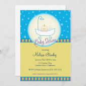 Invitation Bébé dans le Baby shower de bain (Devant / Derrière)