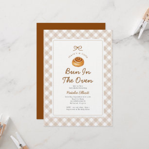 Invitation Bébé dans le four : Baby shower pour tous