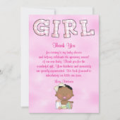 Invitation Bébé de baby shower ethnique (Devant)