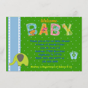Invitation Bébé de bienvenue