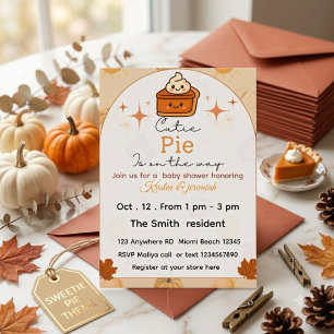 Invitation Bébé de la fête d'automne shower
