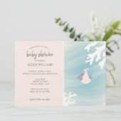 Invitation Bébé de requin doux (Debout devant)