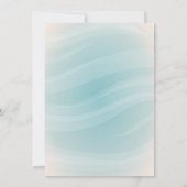 Invitation Bébé de requin doux (Dos)