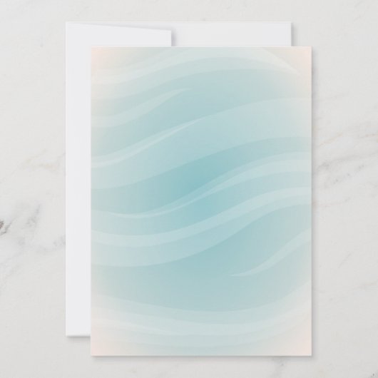 Invitation Bébé de requin doux (Dos)